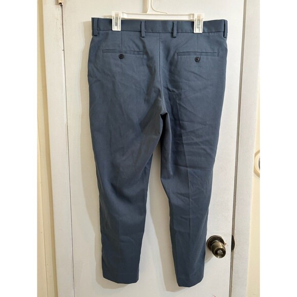 Men's Perry Ellis Portfolio Slim Fit Pants 34 x 26.5 Inseam Blue - Picture 4 of 7
